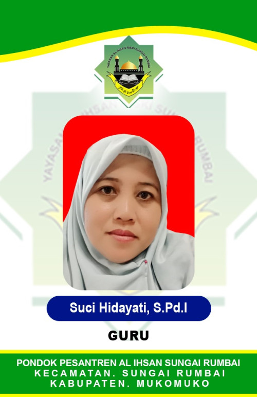 Suci Hidayati S.Pd.I