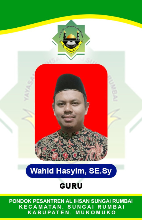 Wahid Hasyim, S.E.Sy